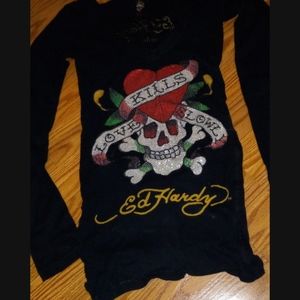 ED HARDY SHIRT XS
